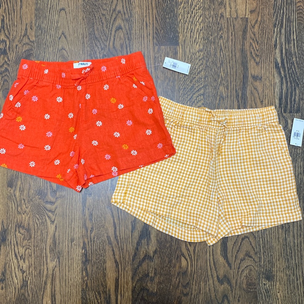 NWT Old Navy Linen Shorts size 8